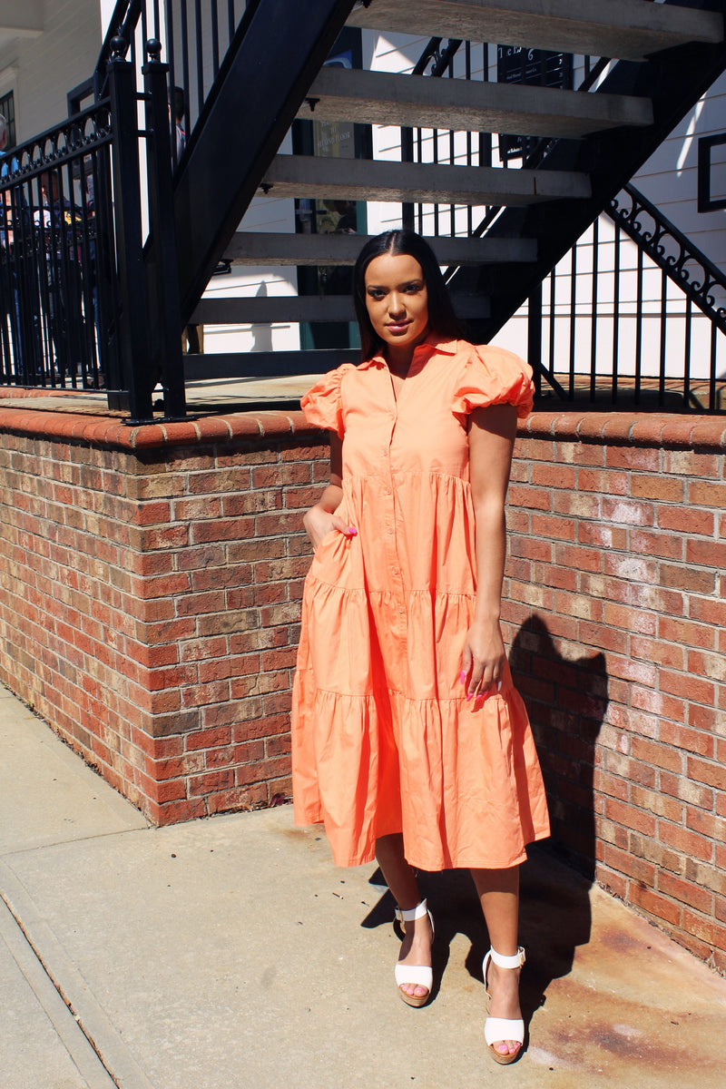 Sun Kissed Papaya Dress