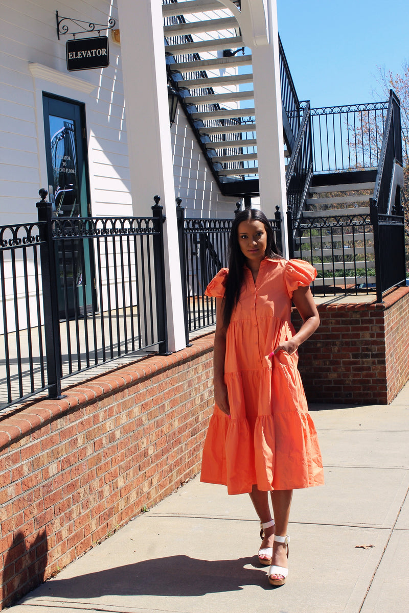 Sun Kissed Papaya Dress